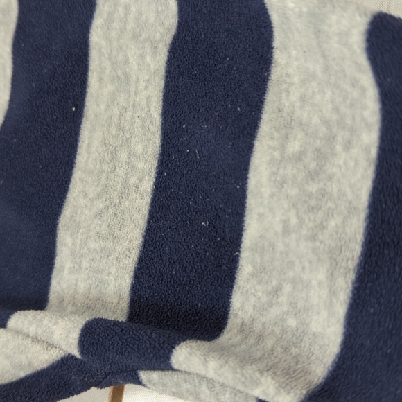 Carter's Navy/Gray Fire Truck Fleece Footies 12M - Picture 4 of 9